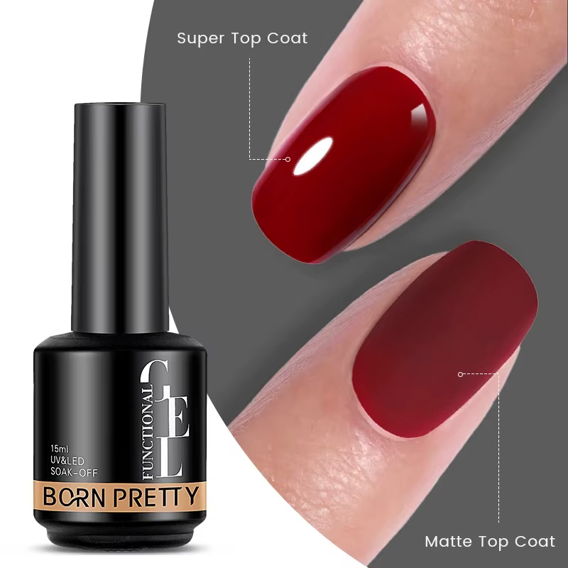 BORN PRETTY 15ml fonction Base de Gel Super couche de finition Gel de renfort Gel de Base en caoutch