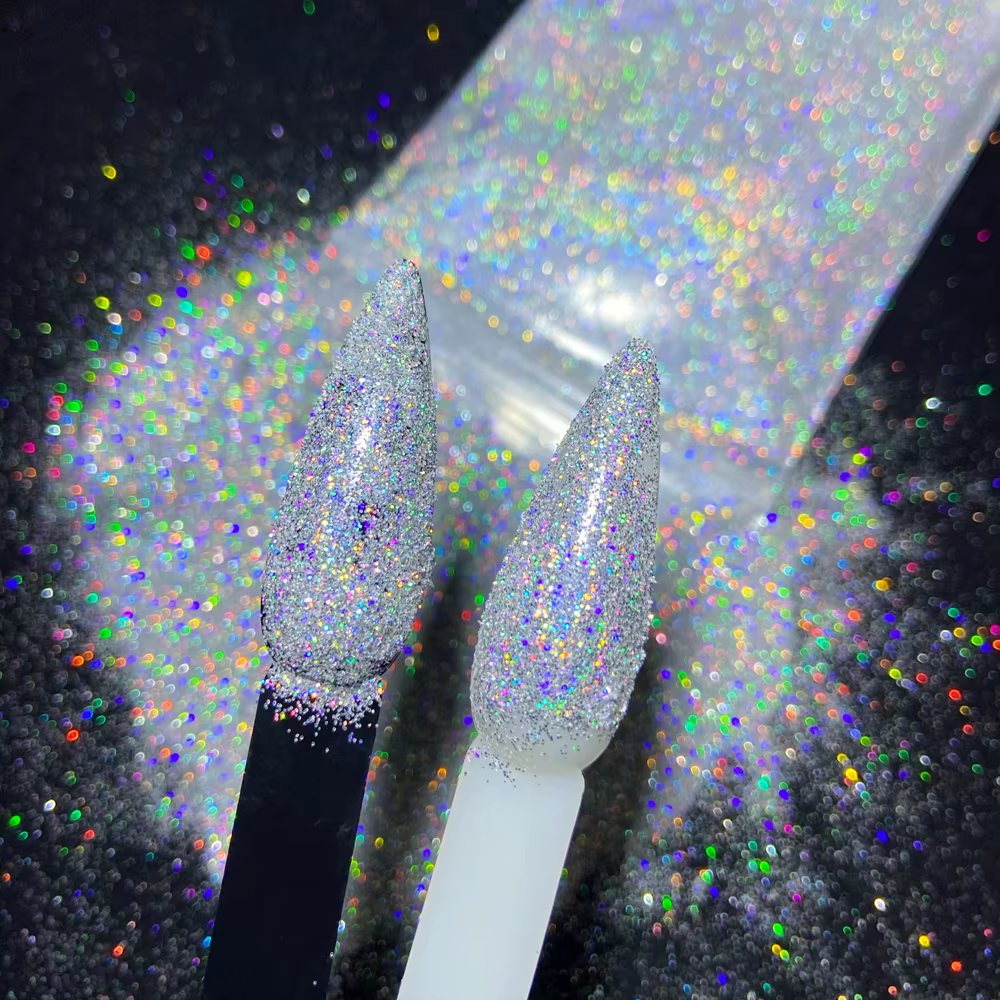 Poudre à paillettes pour ongles, phosphore lumineux d'halloween, 50G, résine époxy scintillante dans