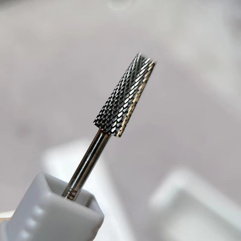 Tête de meulage en titane 3 en 1, tête de meulage d'échelle, foret à ongles en acier au tungstène