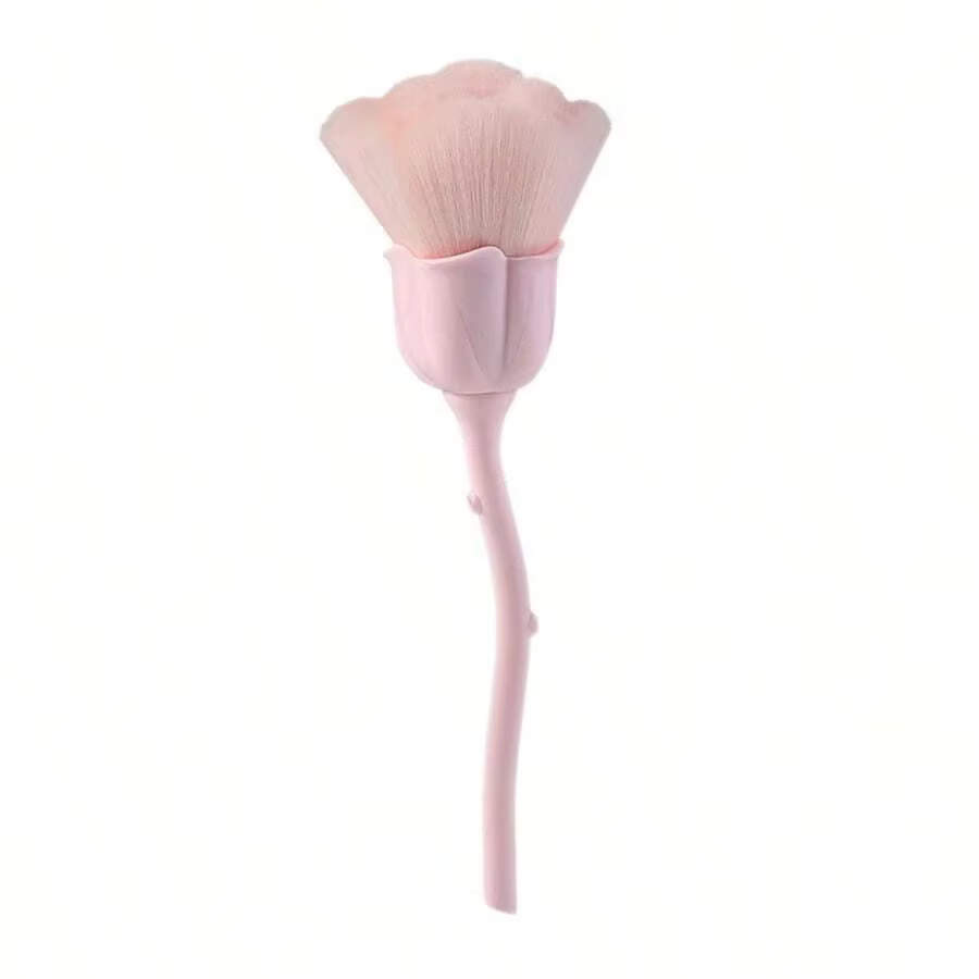 Brosse à ongles en forme de fleur de beauté, pour manucure, Rose, accessoires pour ongles, outils, b