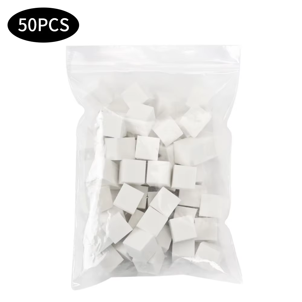 Mini éponge carrée pour Nail Art, 4 griffes, stylo à pince en métal, outils de manucure, brosse dégr