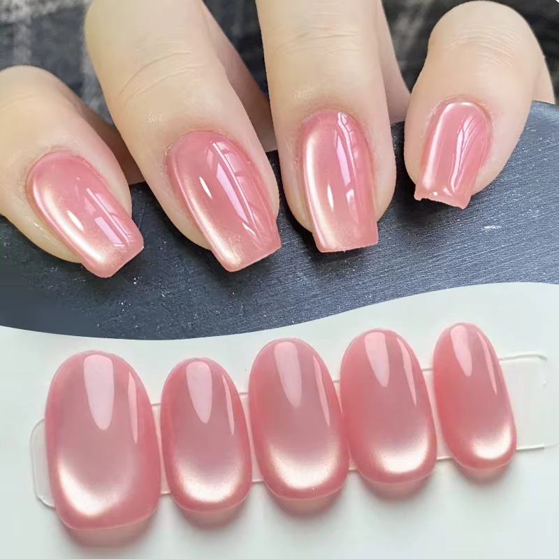 BORN PRETTY 10ml perle de verre rose chat Gel magnétique vernis à ongles printemps clair de lune gel