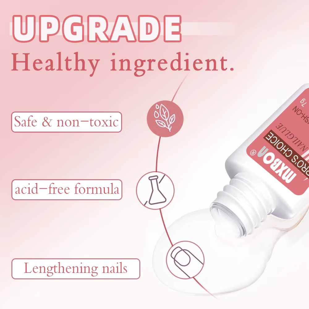 1/3/5 pièces 7g Super fort clair Gel imperméable à l'eau colle pour ongles à pression et ongles en a