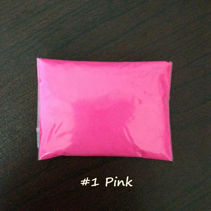 (Brillant sous la lumière UV) 10gr couleur jaune poudre fluorescente phosphore Pigment pour peinture