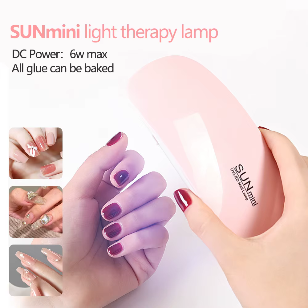 Lampe à ongles pliable 6w lampe à Led Uv pour Machine à ongles 6 Led Uv Gel vernis à ongles sèche la