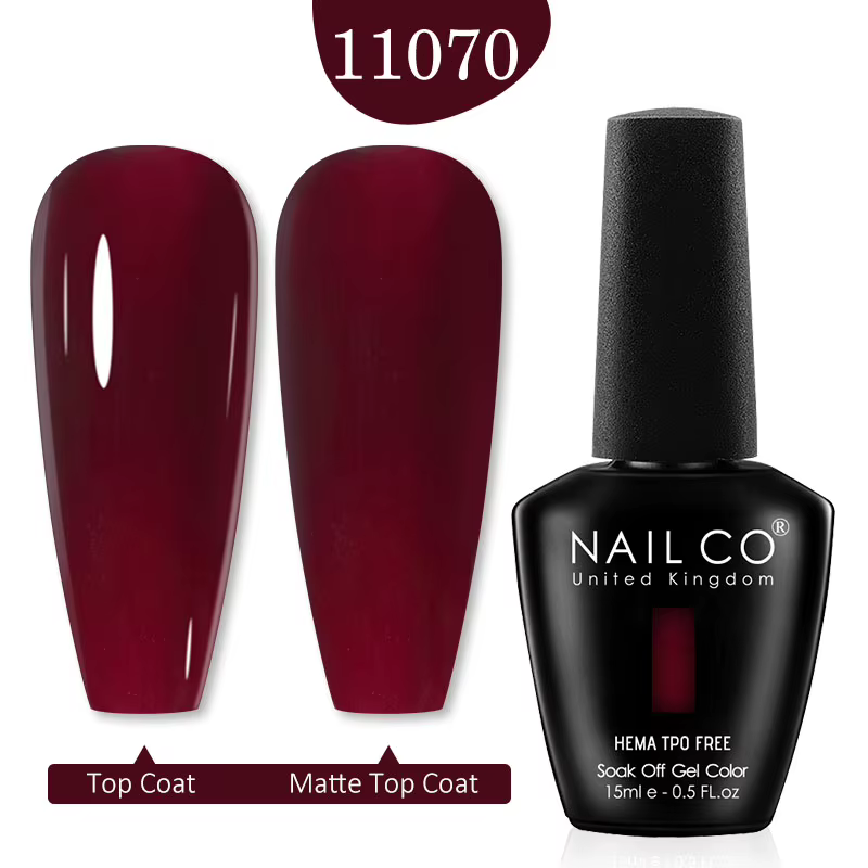 NAILCO rouge couleurs série 15ML vernis à ongles Gel fournitures pour ongles Semi Permanent pour Nai