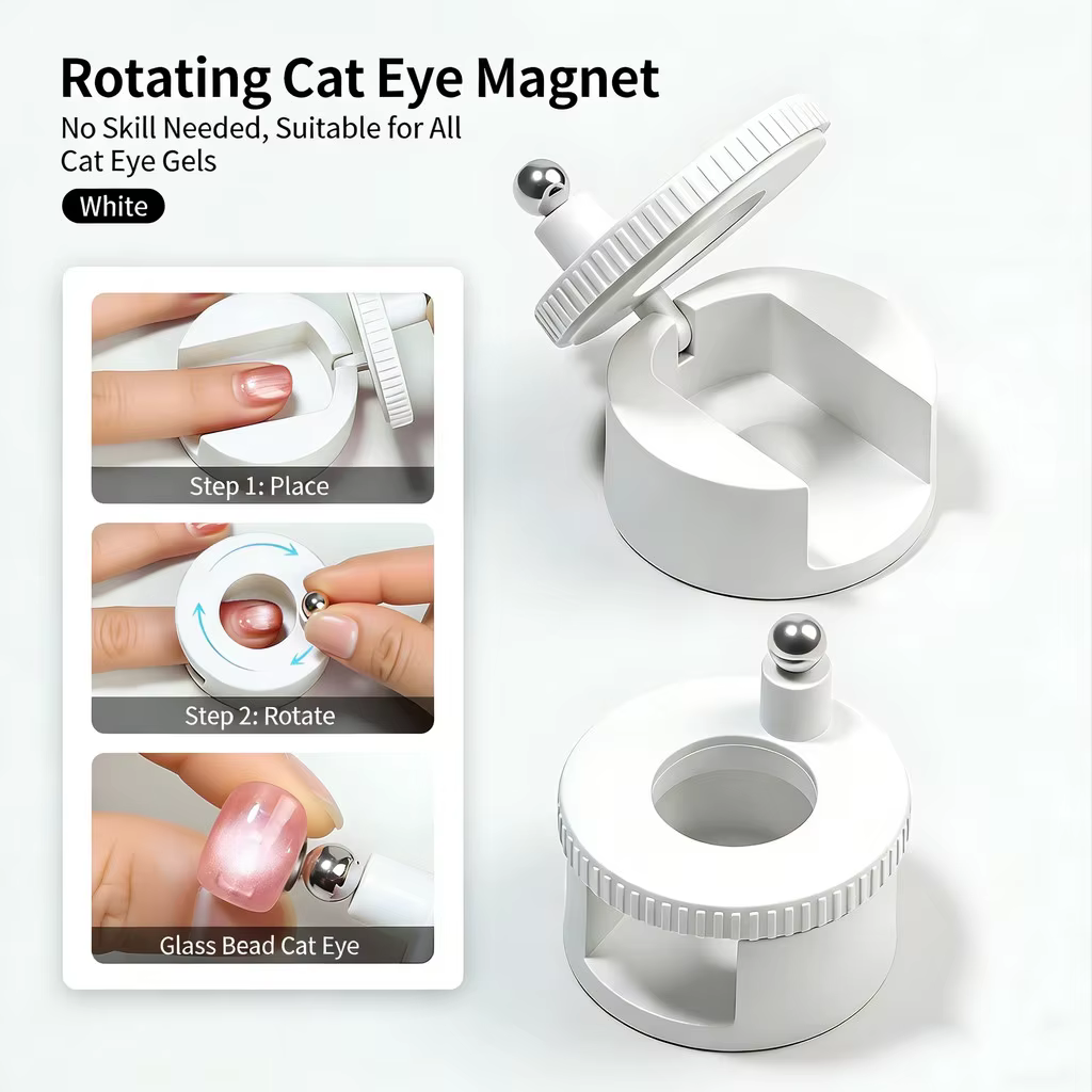 Aimants pour ongles, outil rotatif pour la manucure, effet perles de verre pour gel à ongles, bâton 