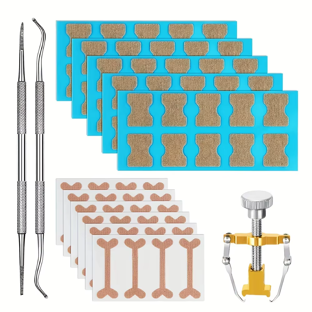 Patch autocollant pour traitement des ongles incarnés, ensemble d'outils de pédicure, soins des pied