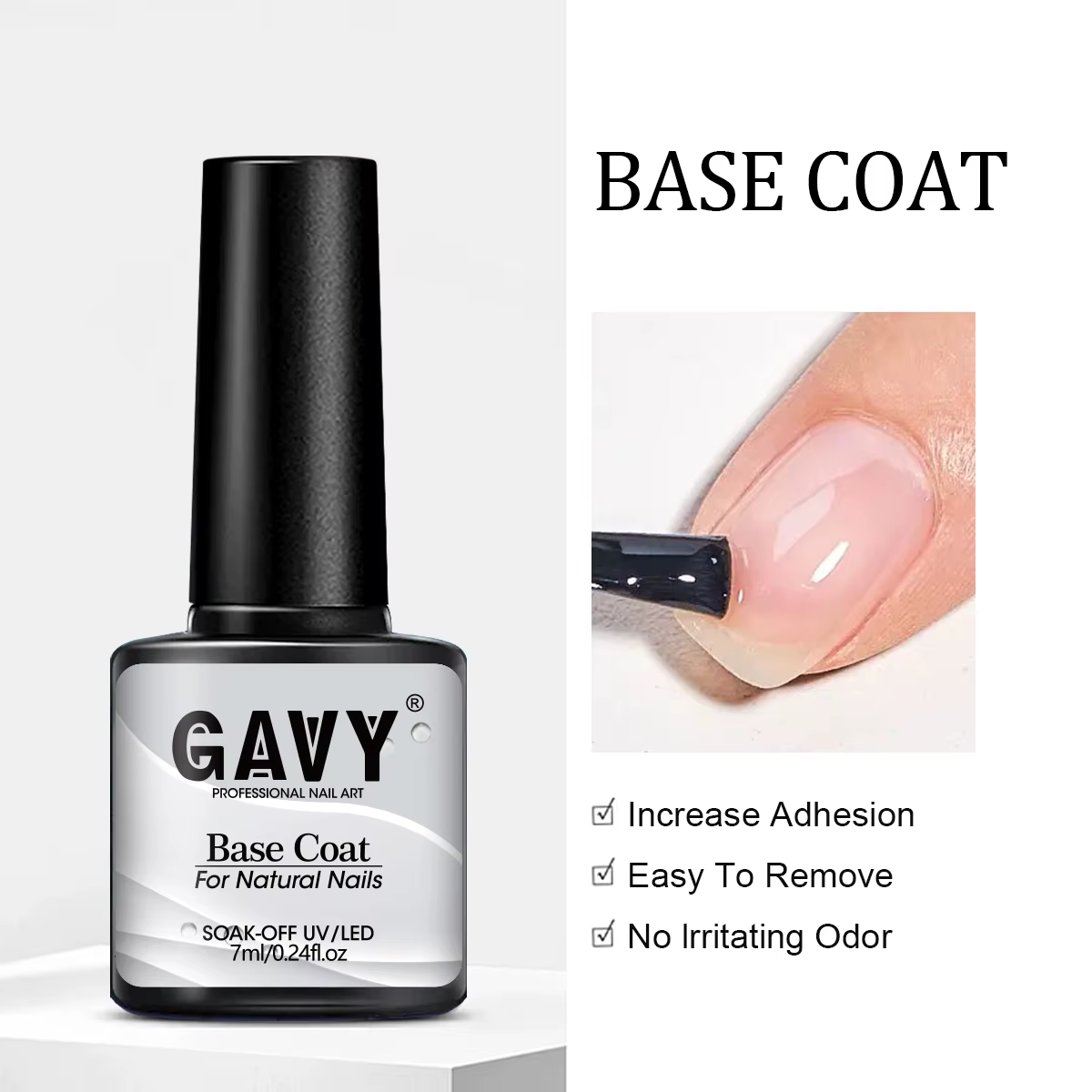 Ensemble de vernis à ongles gel longue durée, 3 couches de couche de finition + couche de base + fin