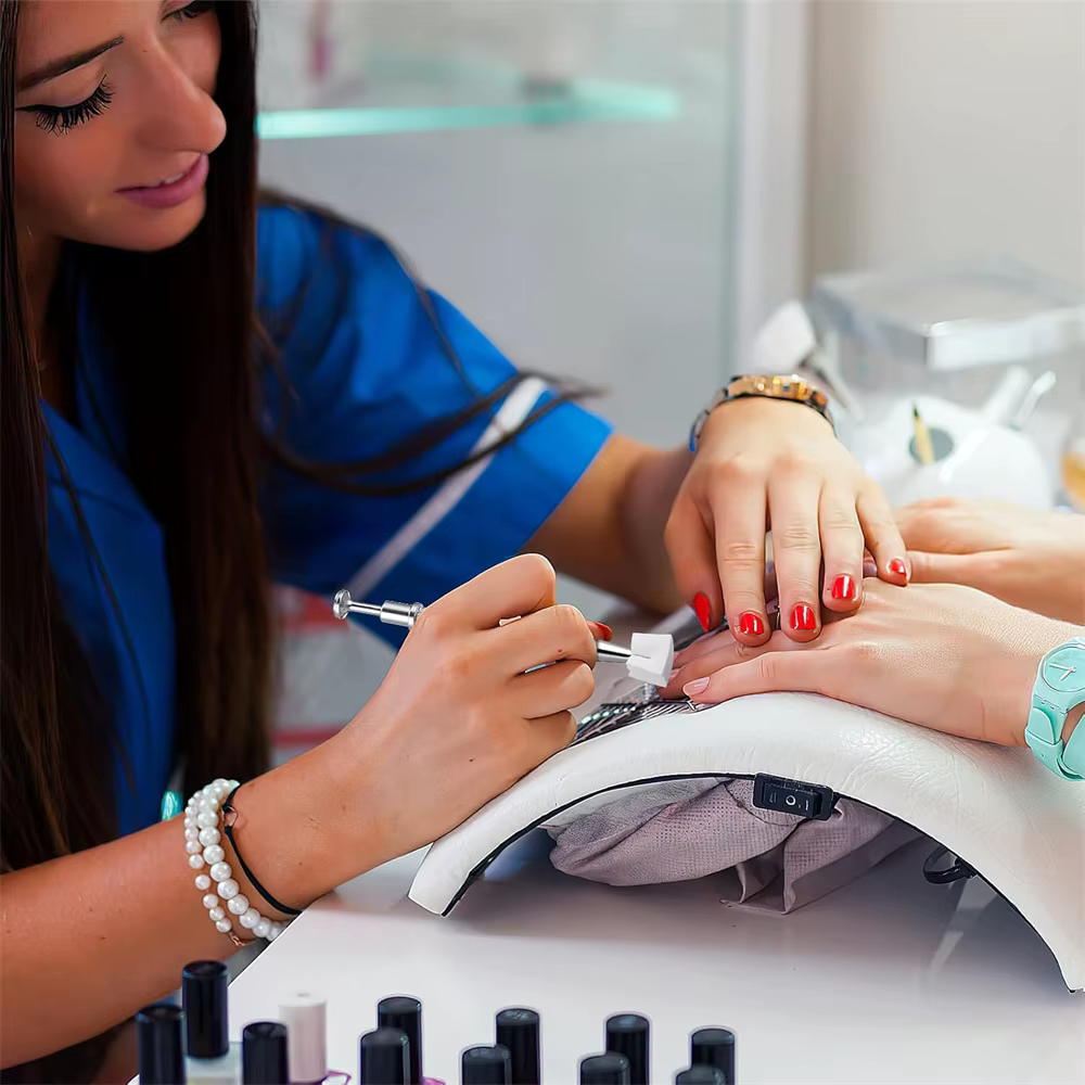 LINMANDA 200/50 pièces éponge à ongles avec stylo à saisir et pince à saisir ensemble ongles dégradé