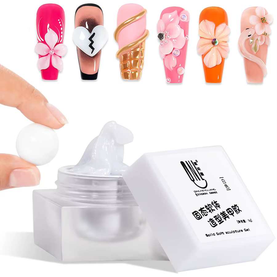 RSNAIL 5g solide sculpté Gel vernis à ongles antiadhésif main moulage Gel tremper UV/LED Nail Art cl