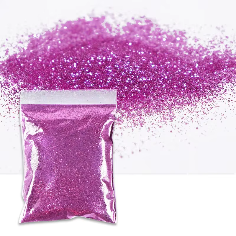 Poudre holographique à paillettes Extra fines, 50g, éblouissante, pour ongles, artisanat d'art, gobe
