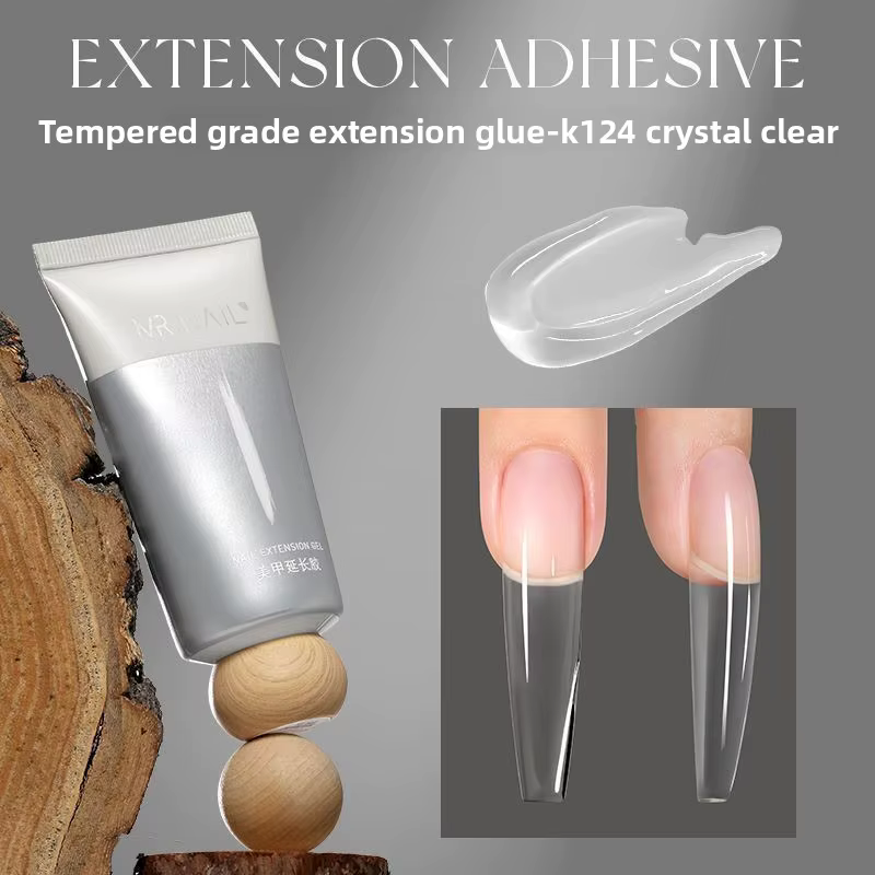Nouveau Gel d'Extension pour Ongles 2026 50g Blanc Laiteux Polygel – Idéal pour Usage Professionnel 
