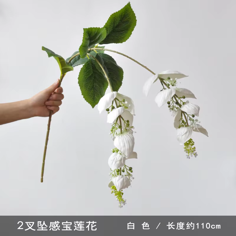 Décoration de plafond de mariage, 2 pièces, fausses fleurs Medinilla suspendues, fleurs artificielle
