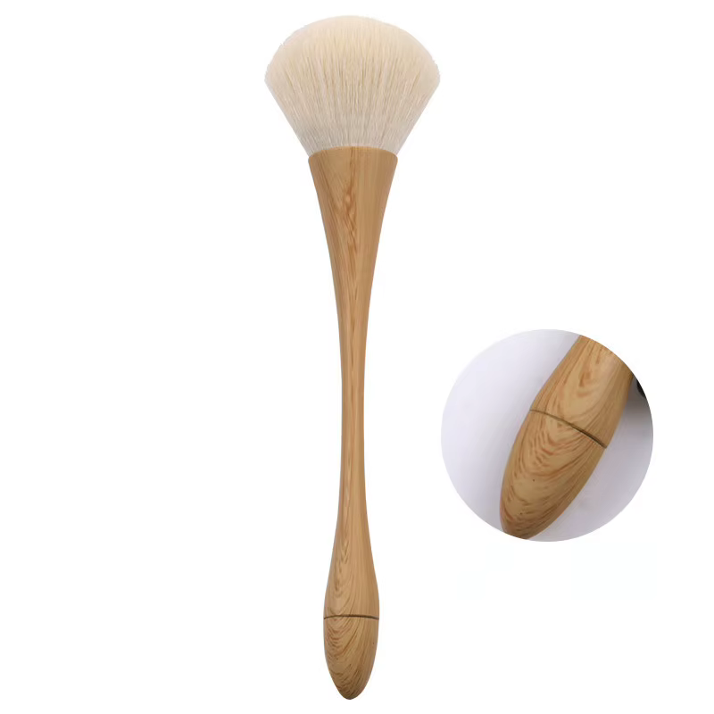 Brosse à ongles en forme de fleur pour manucure, brosse en bois pour Nail Art, accessoires pour ongl