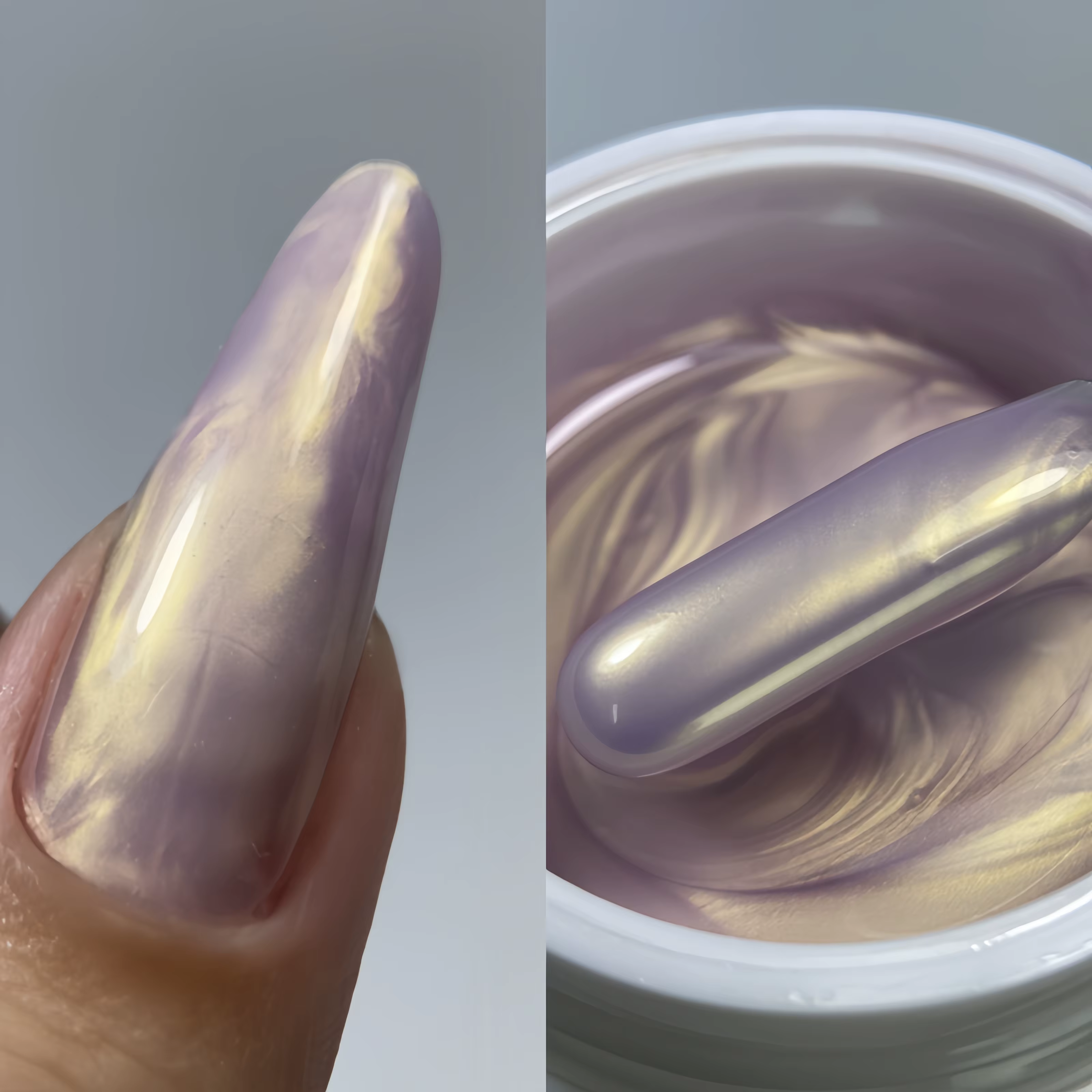 MSHARE 30g constructeur ongles Gel perle violet fil UV/LED TPO gratuit Extension d'ongle Gel Constru