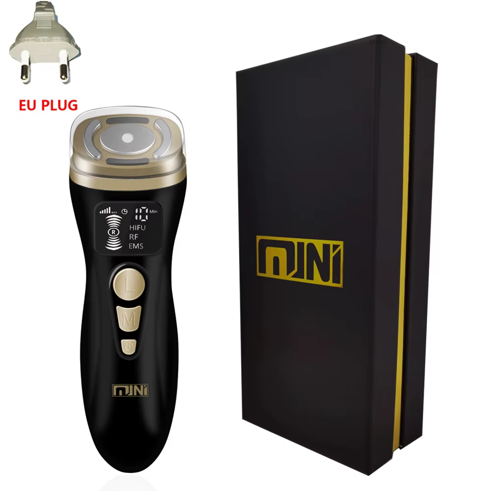 Black Magic-Mini Machine HIFU 2.0, Appareil à Ultrasons RF EMS, Micro-Courant, Lifting, Raffermissem
