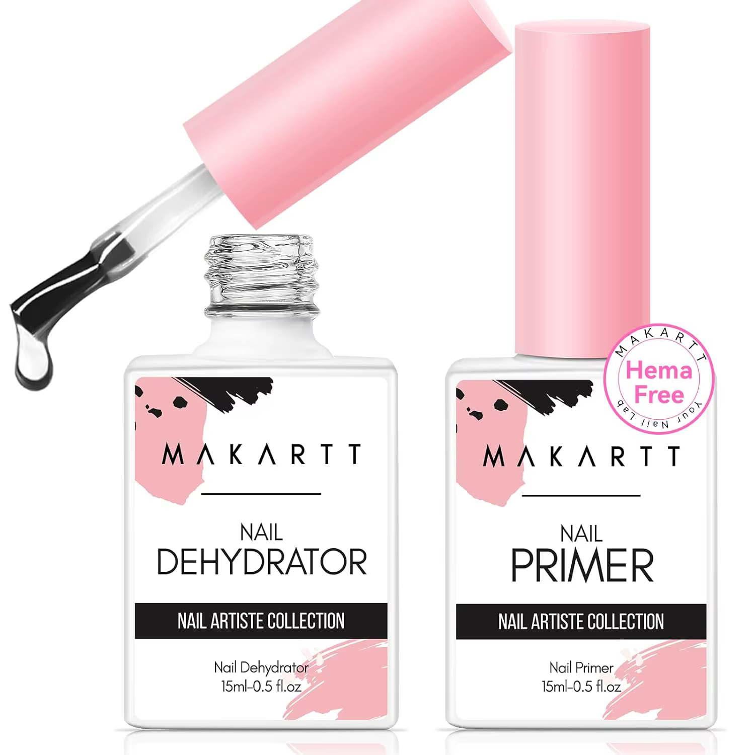 Makartt – vernis à ongles Gel naturel sans acide, déshydratant et primaire, 15ml, déshydrateur et fo