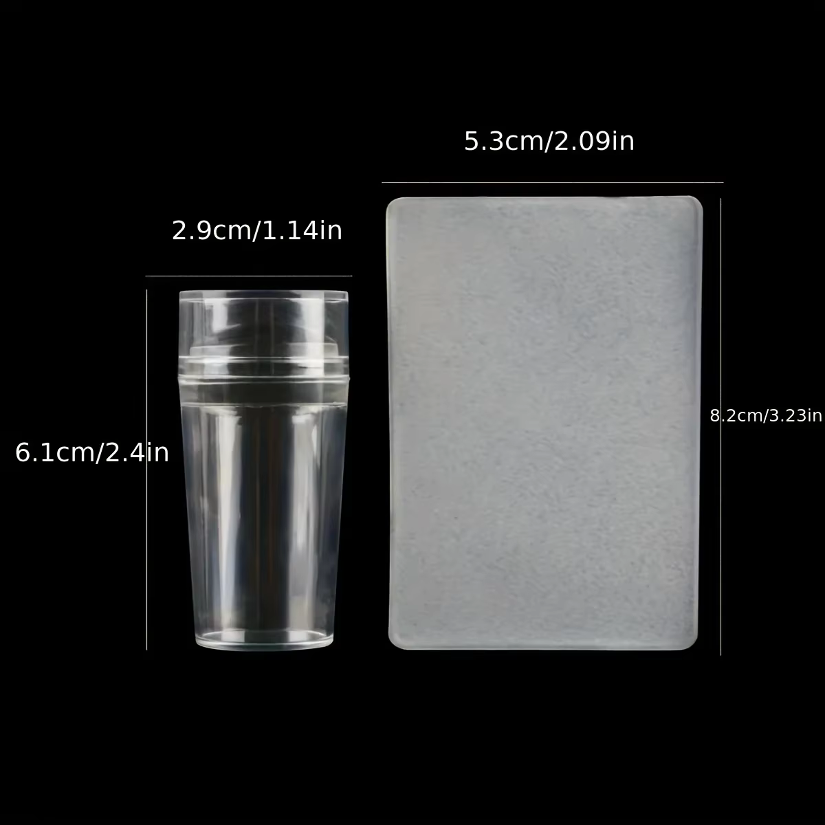 Plaques d'estampage pour ongles, gelée transparente Pure, ensemble de grattoirs pour Nail Art, impre