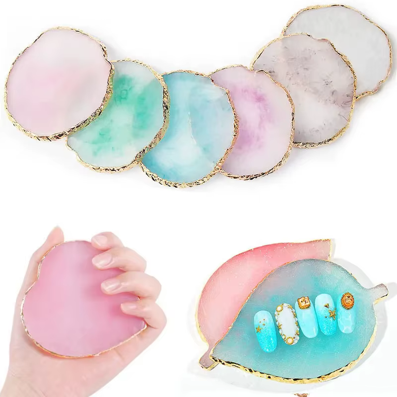 nuancier ongle ongles accessoires outil etagere ongles palette nail art Palette de faux ongles ronds