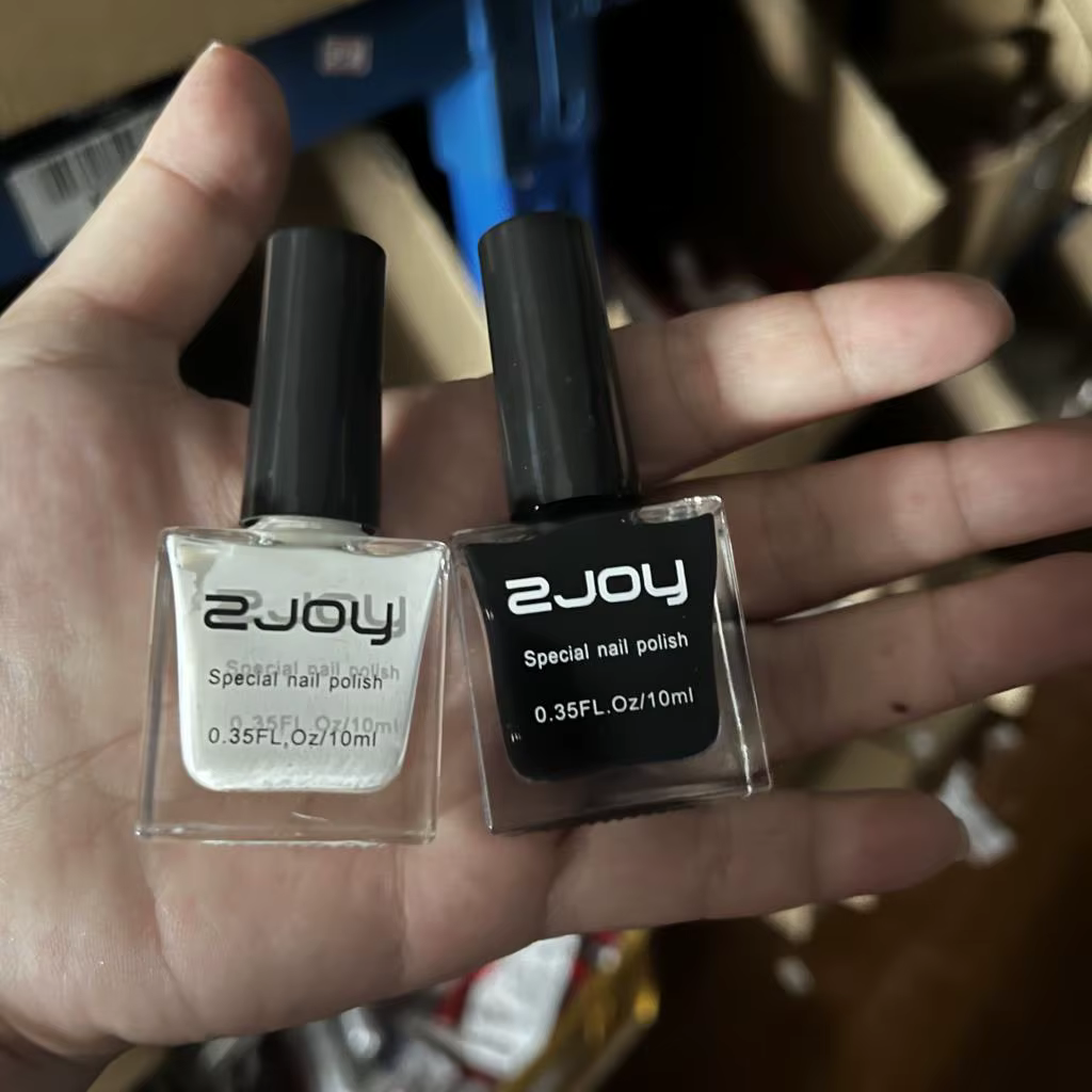 0.35fl.Oz/10ml estampage vernis à ongles noir/blanc vernis à ongles Gel d'impression tremper UV LED 