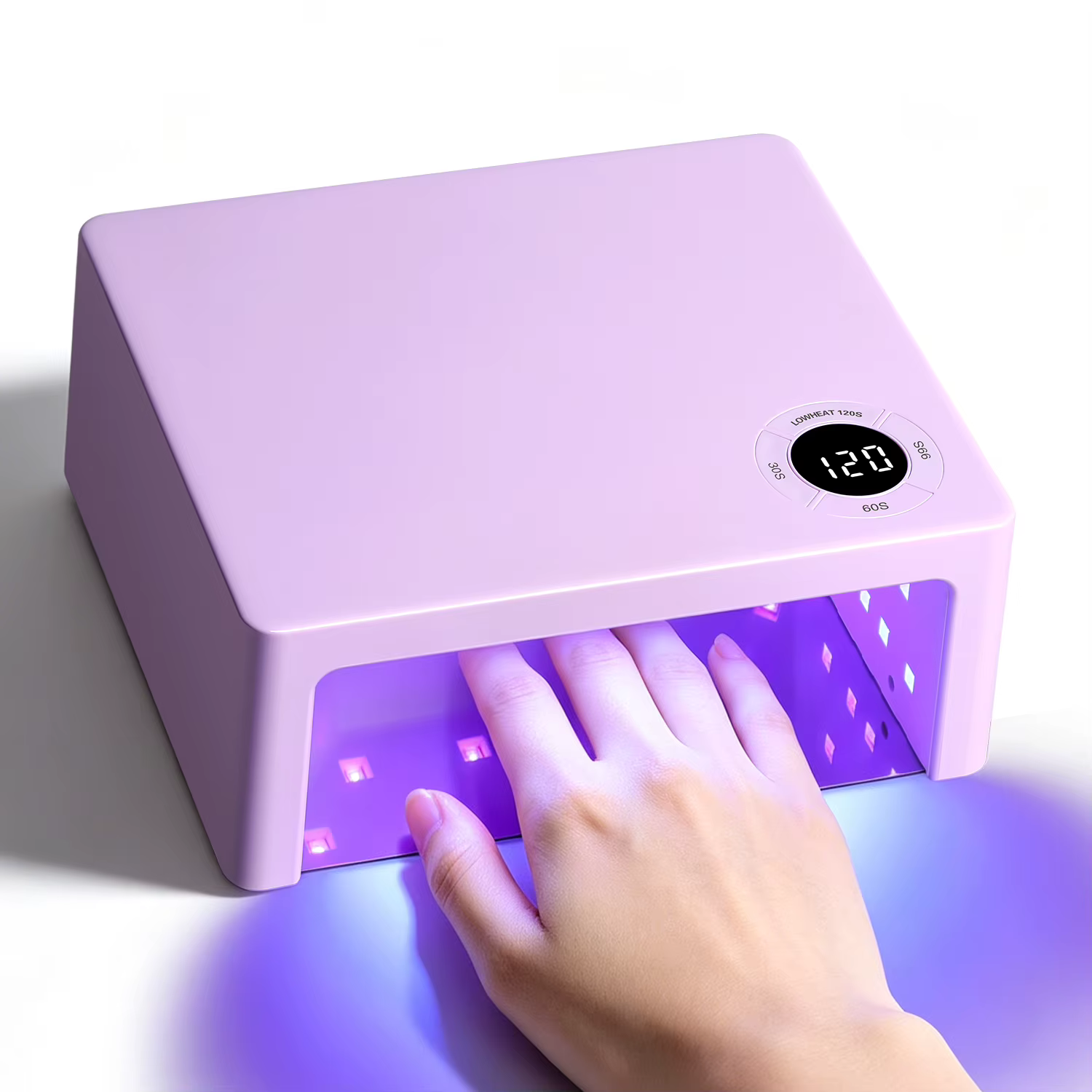 Lampe à ongles UV DianaBeauty, puissante, 120W, sécheuse à ongles avec 4 réglages de minuterie, lamp