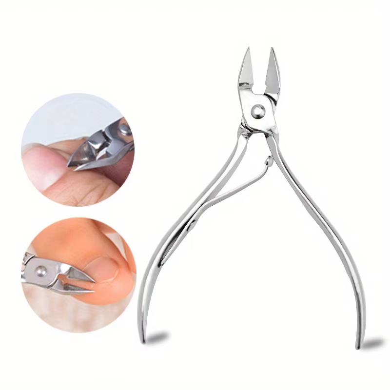 Pince à cuticules Durable en acier inoxydable, pour manucure et pédicure, coupe-cuticules, dissolvan