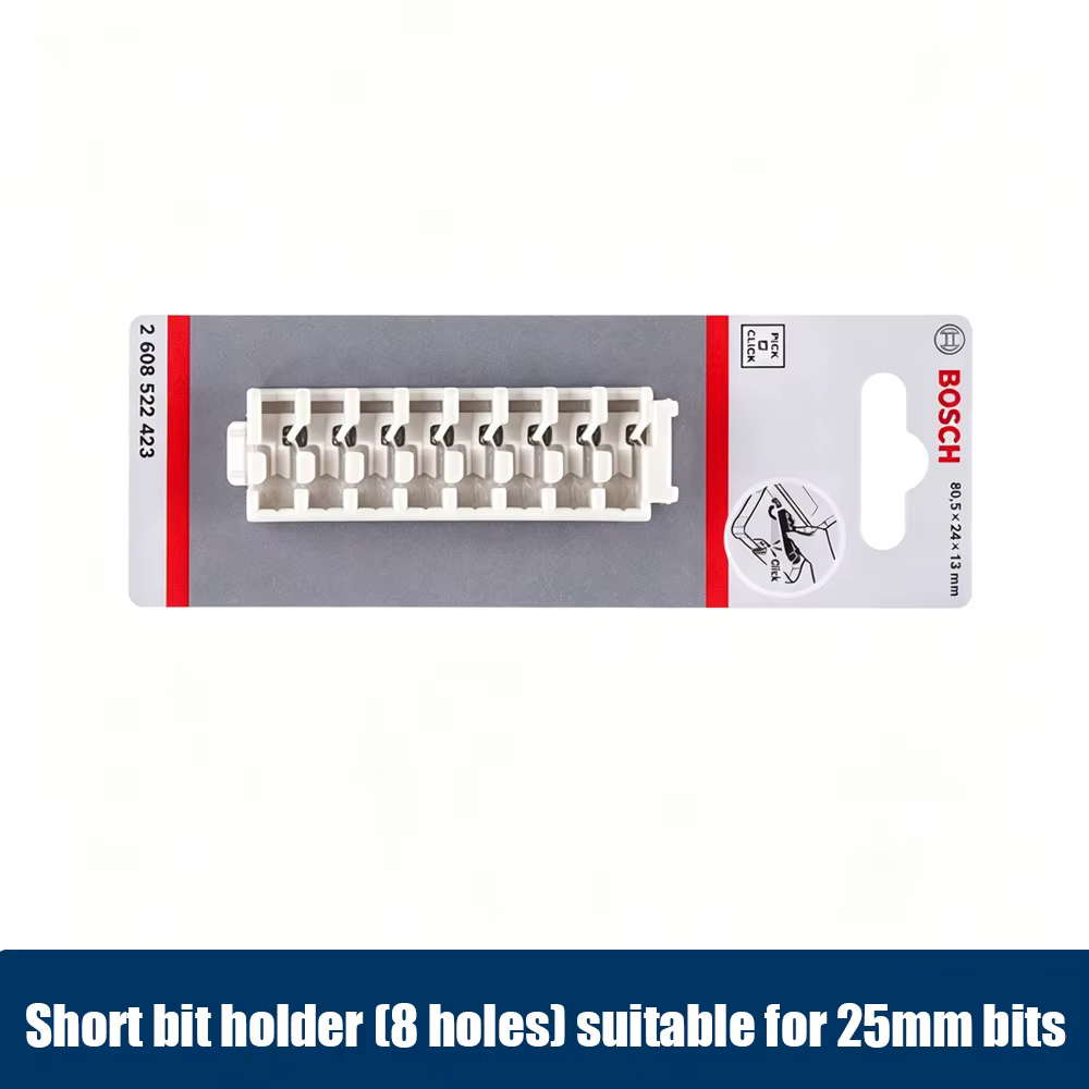 BOSCH Original Pick&Click – support pour tournevis et embouts de perçage, boîte de rangement multifo