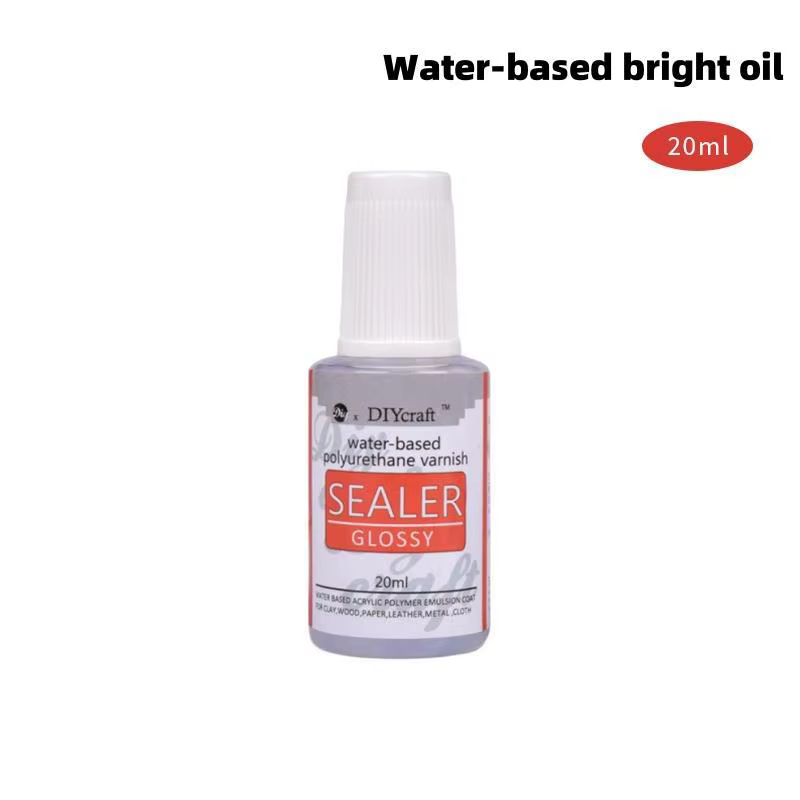 Vernis acrylique à base d'eau, Agent brillant Uv pour argile, bois, papier, cuir, bricolage, bijoux 