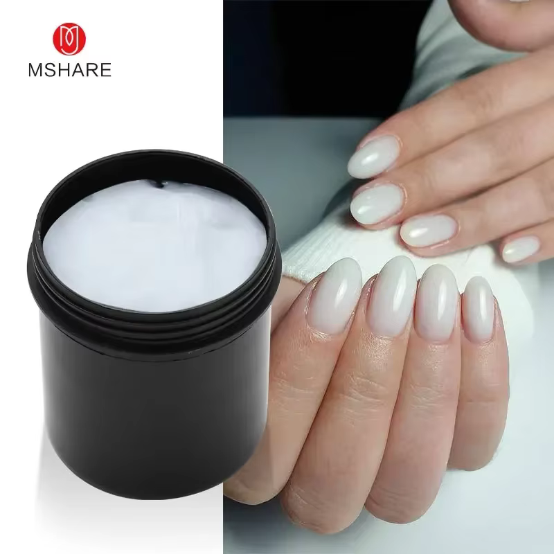 MSHARE 150ml gelée Gel constructeur ongles Extension Gel Tpo gratuit Gel crème moyen doux couverture