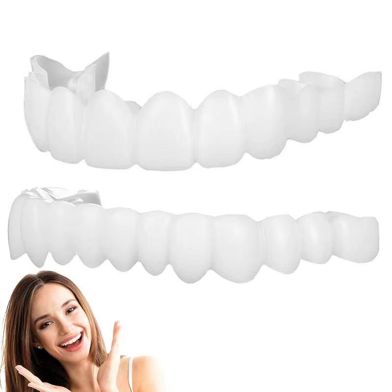 Plaques à pression en Silicone instantané, sourire, beauté supérieure des dents, outil cosmétique po