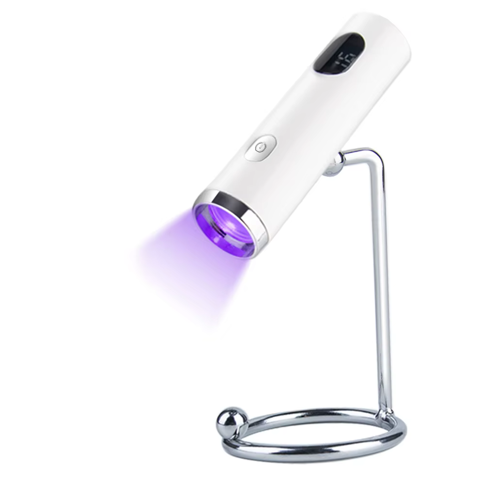 Nailpop lumière UV avec Stanp Mini lampe de traitement des ongles Portable Rechargeable sèche-ongles