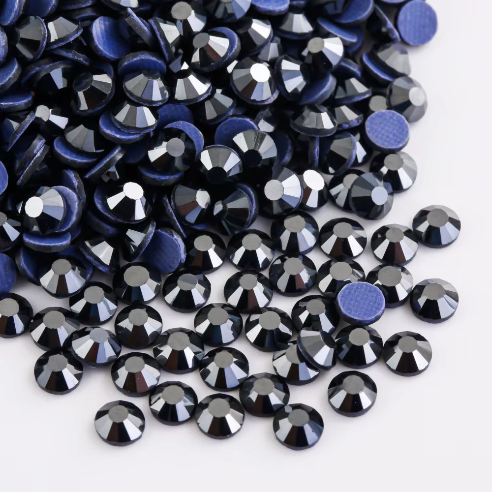 Strass thermocollants en verre cristal DMC, série Mine SS6-SS30, pour décoration de vêtements DIY