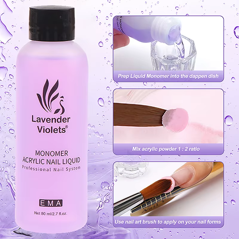 Monomère liquide acrylique pour construction acrylique, utilisation avec ongles, poudre liquide, N64