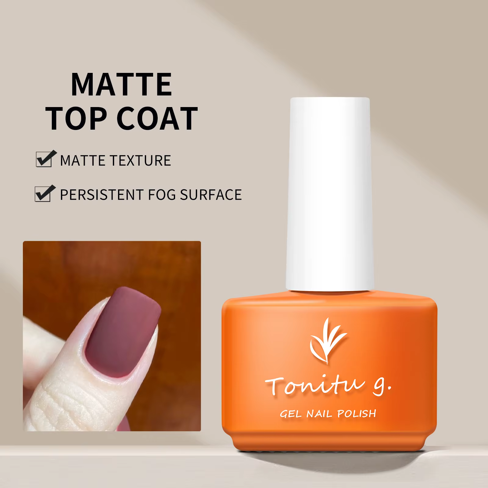 Tonitu G 7 ml Gel pour ongles couche de finition couche de Base sans lingette UV LED vernis scellage