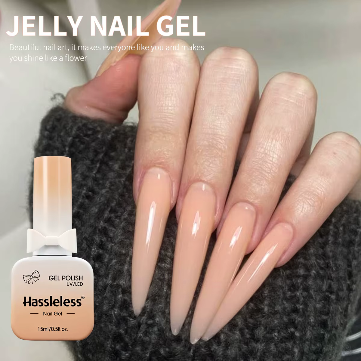 Vernis à ongles gel à usage unique de 15 ml, pratique pour les manucure à la maison ou au salon, fac