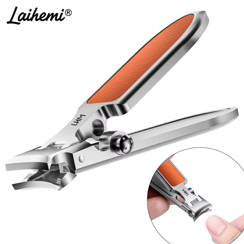 Laihemi 45 °   Coupe-ongles à mâchoires larges inclinées, anti-éclaboussures, en acier inoxydable av