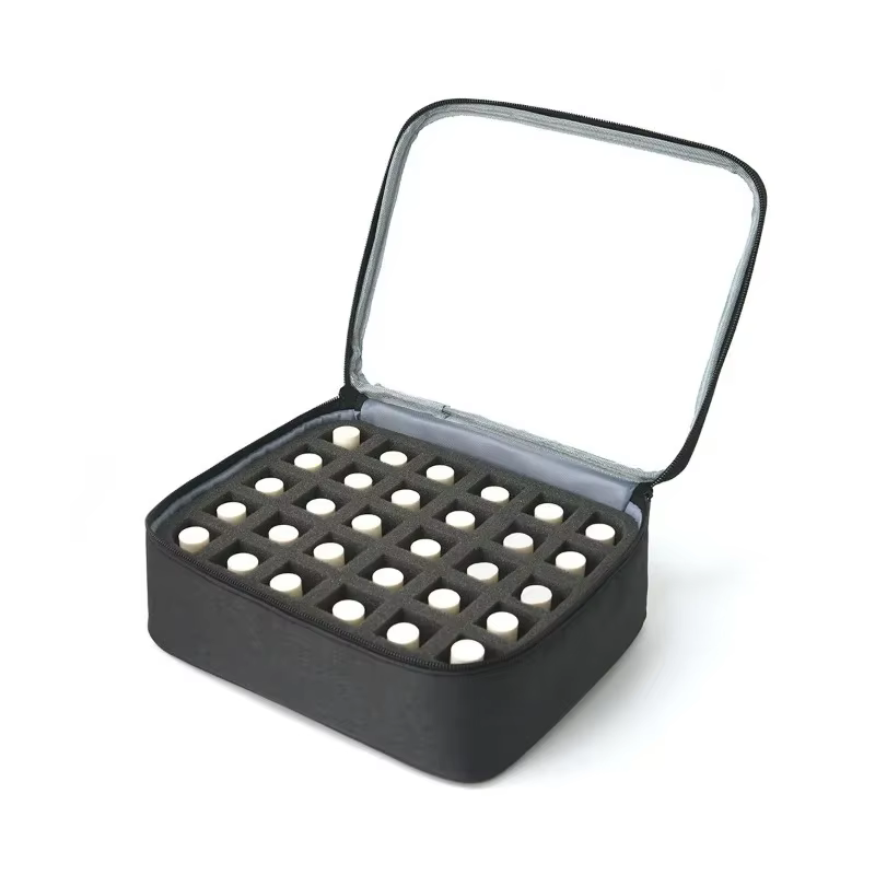 30 bouteilles sac de rangement de vernis à ongles multicolore Portable à main grand sac cosmétique p