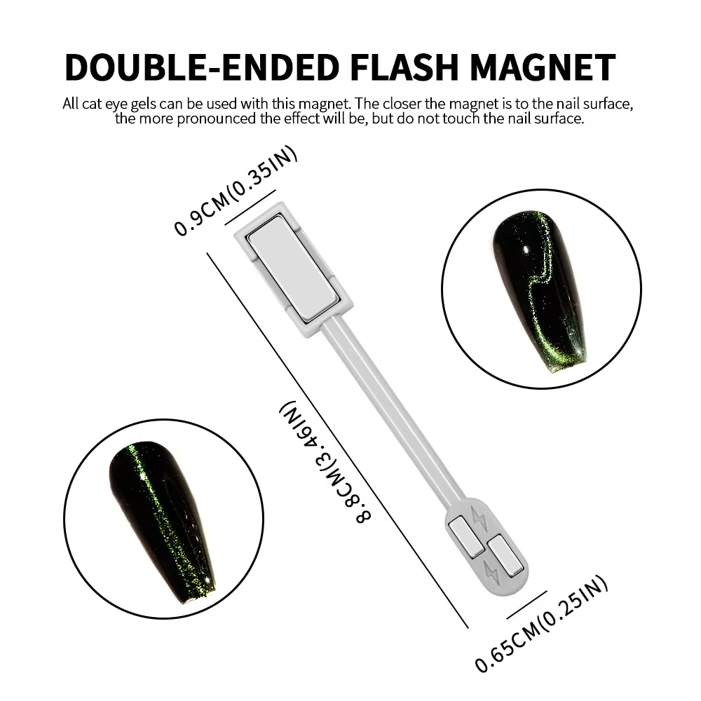 Ensemble de stylos baguette magnétique pour Nail Art, pour peinture sur Gel œil de chat 3D, baguette