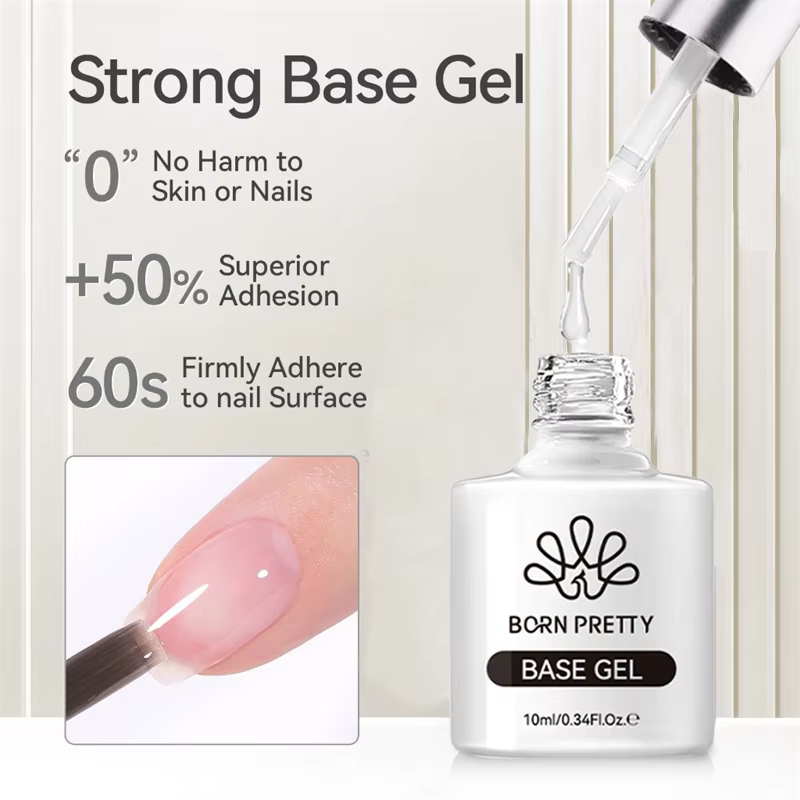 BORN PRETTY-Verhéritage à Ongles Semi-Permanent vernis semis permanents uv Super Top Coat et Base Ge