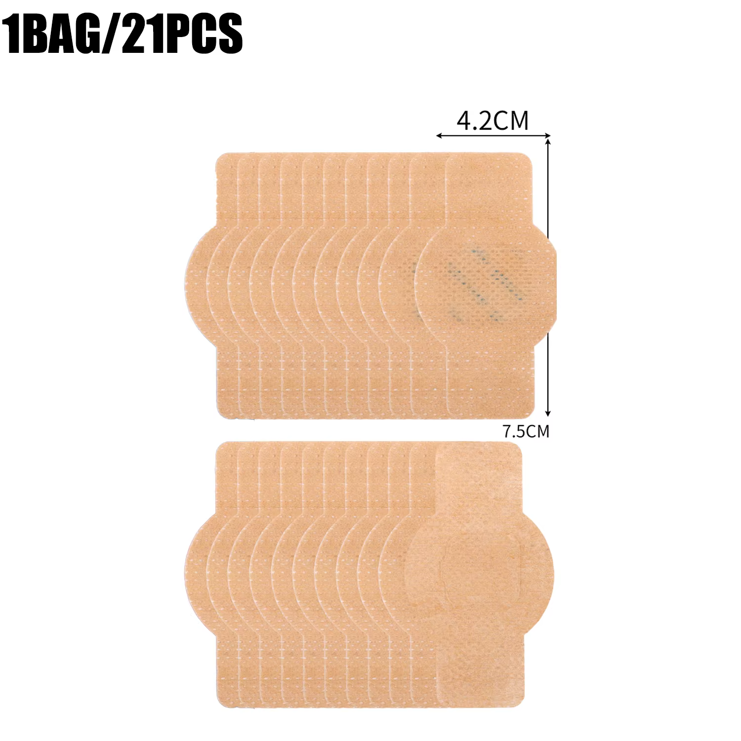 21 patchs imperméables pour ongles, autocollants correcteurs pour ongles incarnés, soin réparateur p