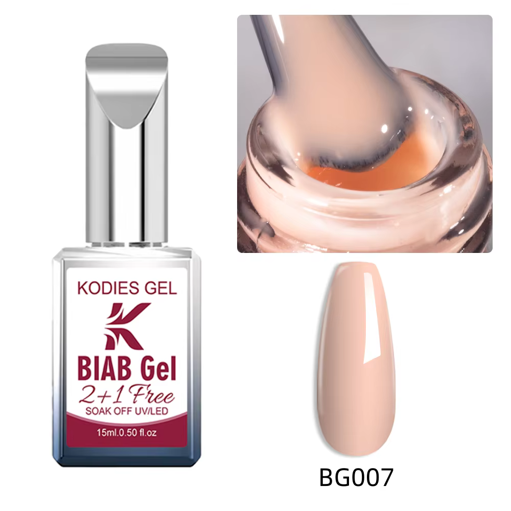 KODIES GEL Biab Builder Gel pour ongles dans une bouteille HEMA Free TPO Gel de Construction gratuit