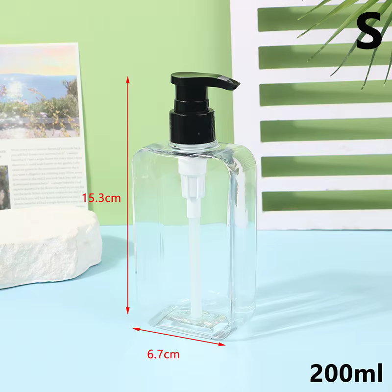 Bouteille de Gel rechargeable, conteneur de stockage, distributeur de savon, salle de bains, shampoi