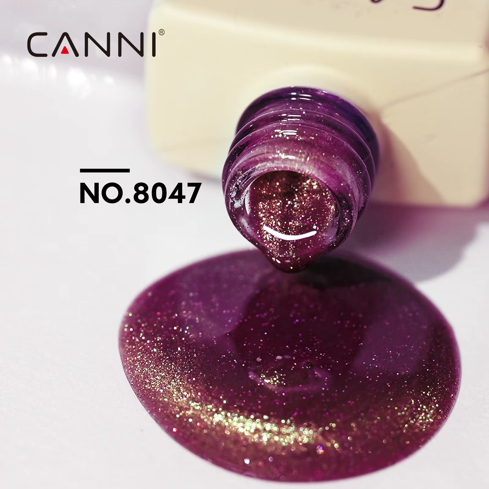 CANNI HEMA FREE TPO gratuit 9ml paillettes argent chat Gel magnétique vernis à ongles galaxie diaman