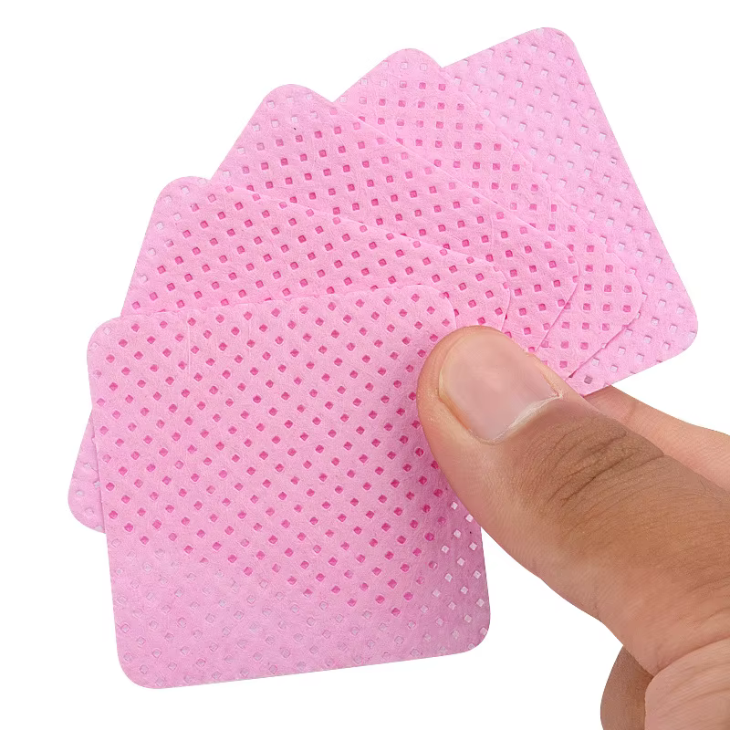 1000/600/500/300/200/100 pièces lingettes dissolvant de vernis à ongles non pelucheuses serviette UV