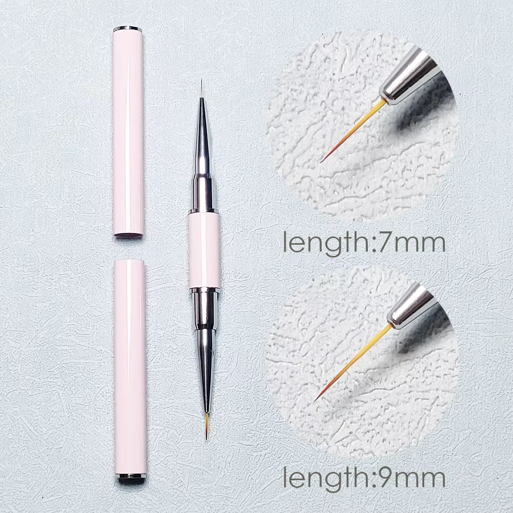 Pinceau Nail Art pour la peinture fine, le traçage français et le dessin sur ongles, compatible avec