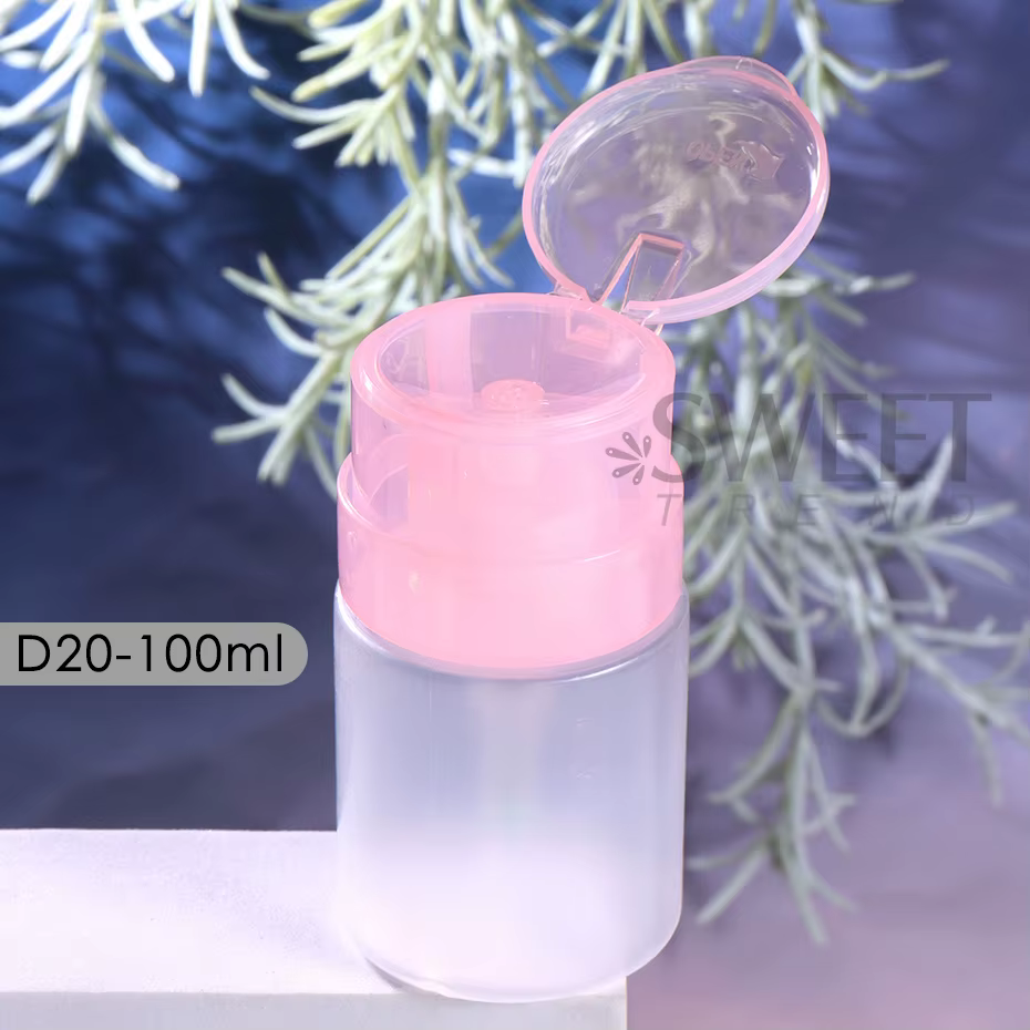 Distributeur de pompe à pression vide de 100/200ml, en plastique verrouillable, anti-fuite, dissolva