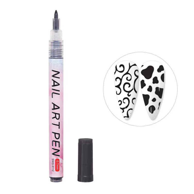 Stylo de graffiti acrylique pour manucure, vernis gel à séchage rapide sans lampe, marqueur de peint