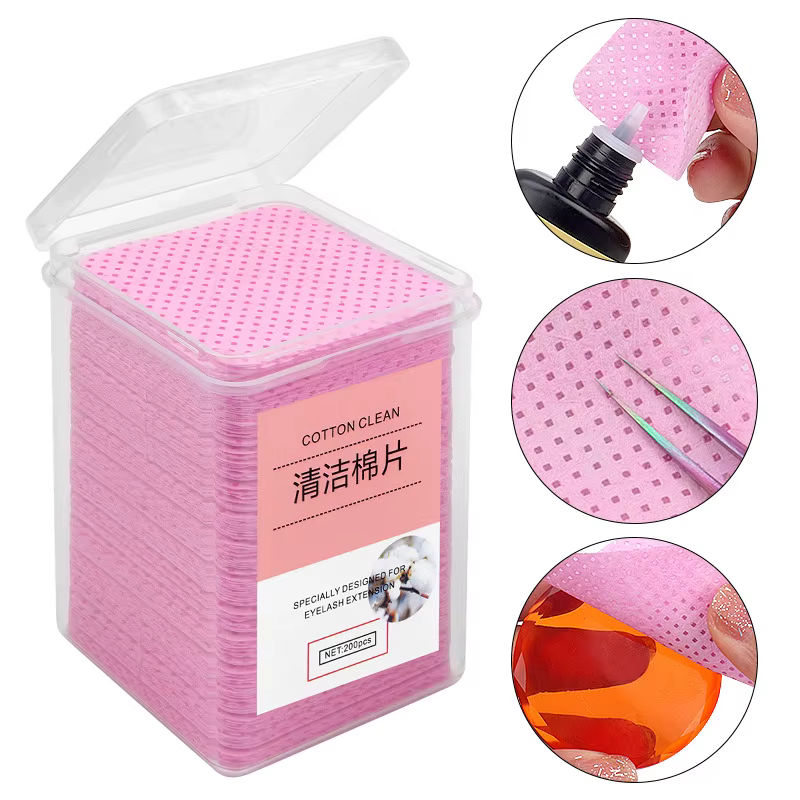 1000/600/500/300/200/100 pièces lingettes dissolvant de vernis à ongles non pelucheuses serviette UV