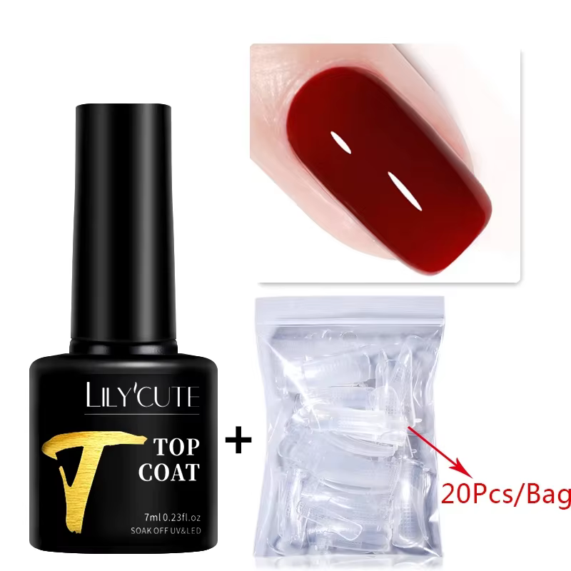 LILYCUTE Extension vernis à ongles Gel paillettes Vernis Semis Gel UV Permanent pour manucure Nail A